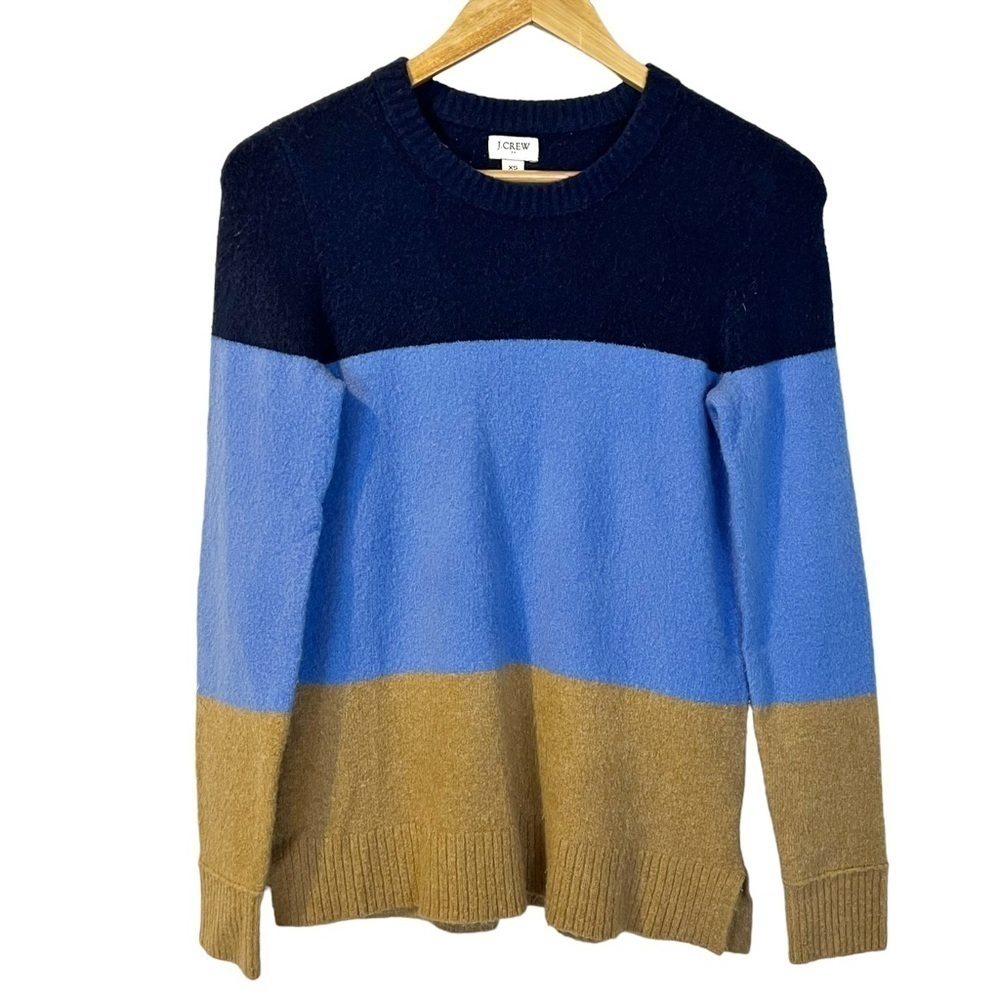 J.Crew Color‎ Block Crewneck Sweater
